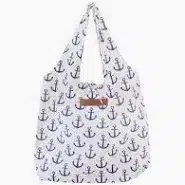 Tygkasse Ankare Blå/Offwhite