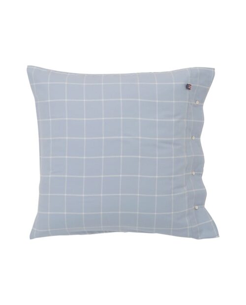 Lexington Hotellörngott i flanell, ljusblått/vitt 50x70cm