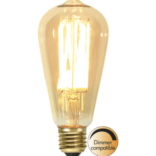 Star Trading E27 Led-lampa st64 vintage gold