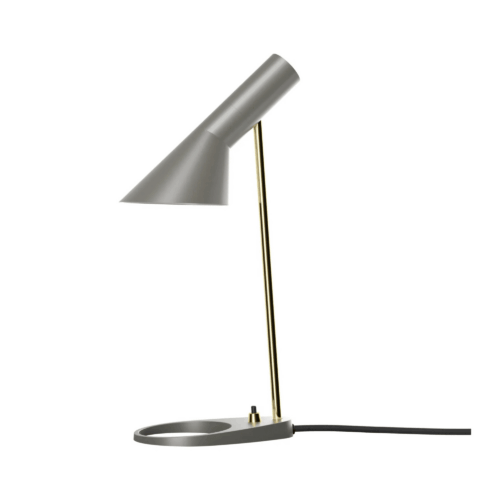 Louis Poulsen AJ Mini Bordslampa Varmgrå / Mässing