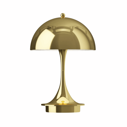Louis Poulsen Panthella 160 Portable V3 – Brass Metallized LED-lampa