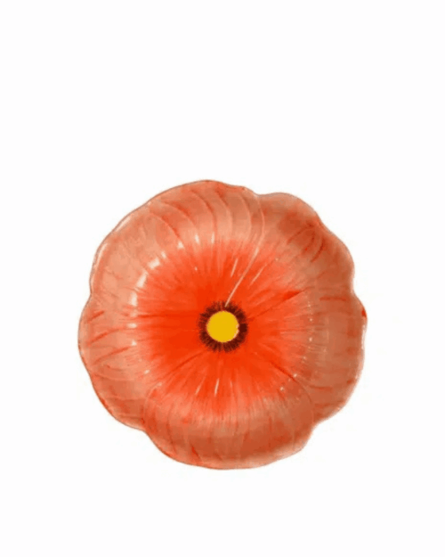 ByON Skål Poppy L Röd