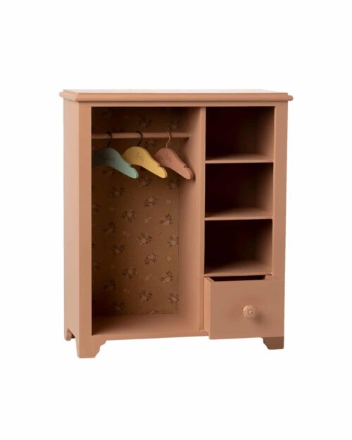 Maileg Garderob Stor – Mörk Puder