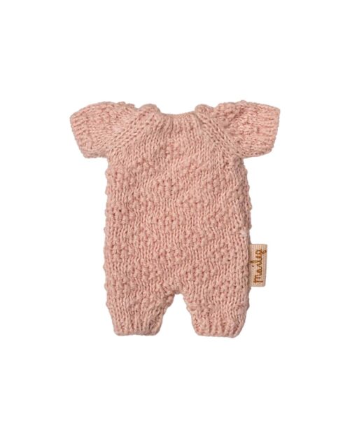 Maileg Stickad kostym Micro – Rosa