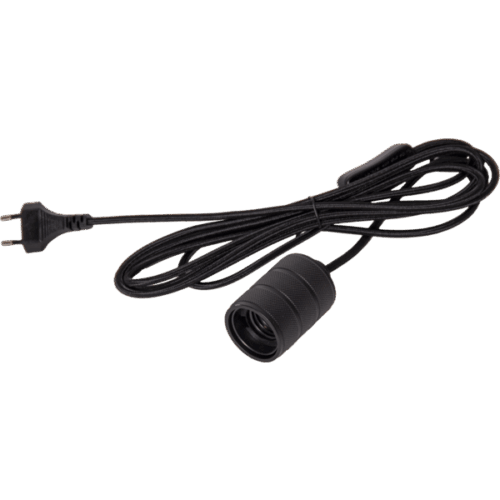 Sladdställ E27 Lens