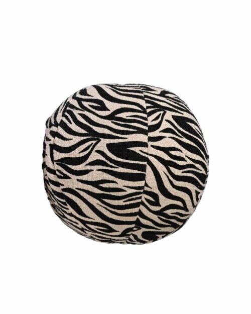 Byon Kudde Anima zebra rund