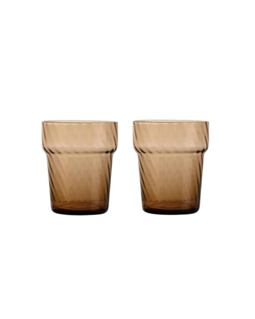 Byon Dricksglas Opacity 2-pack brun