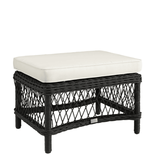 Artwood Marbella Fotpall Svart inkl dyna