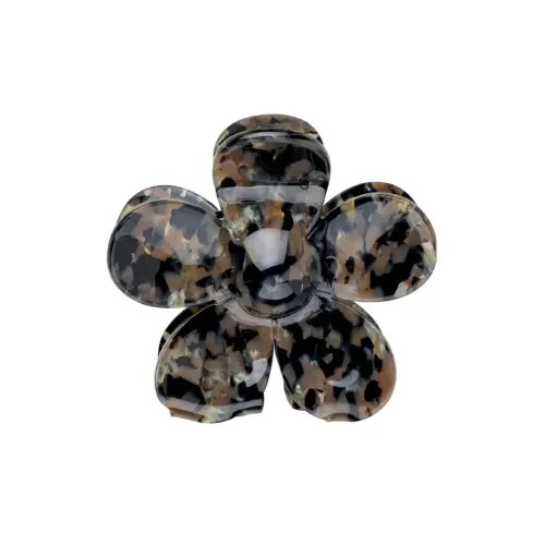 Hårklämma Blomma S walnut