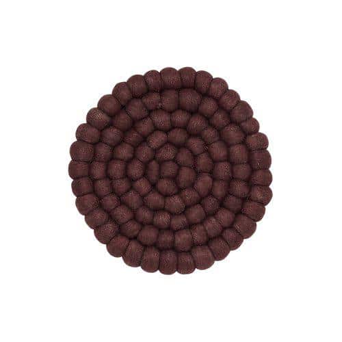 Nisha Grytunderlägg Vinröd 20cm