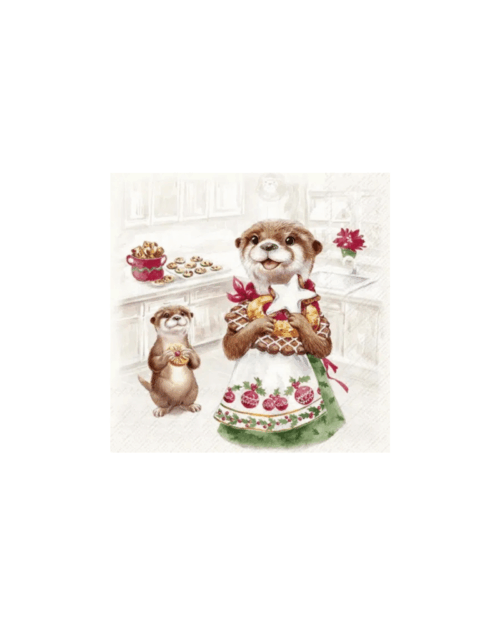 Servett Otter Family Baked Cream Lunch