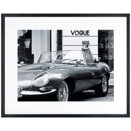 Tavla En Vogue med svart ram 85 x 105 cm