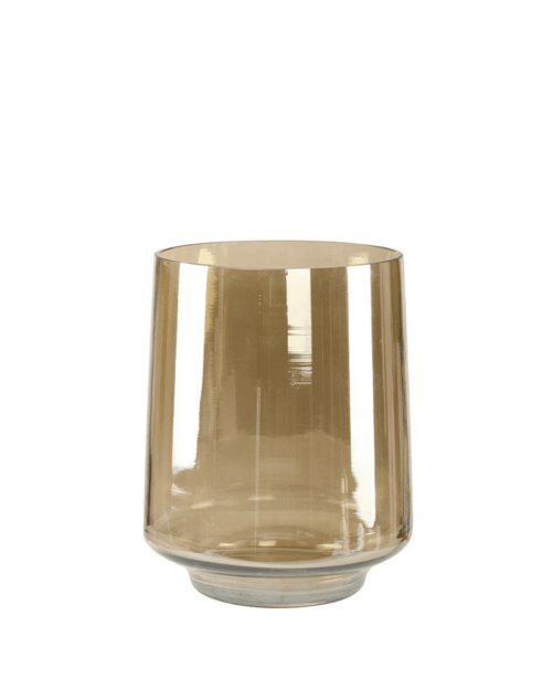 Artwood Reef Ljuslykta i glas Smoke brown