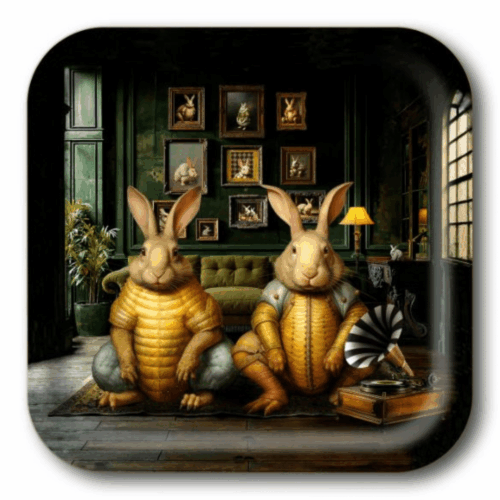 Handgjord serveringsbricka "Our House" av Maggie Taylor i FSC-certifierat skandinaviskt björkfanér, tillverkad på Öland. Finns i flera storlekar och former, tål maskindisk.