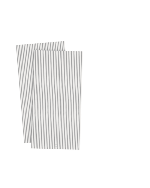 Ernst Servett 10x20cm vit m grå rand