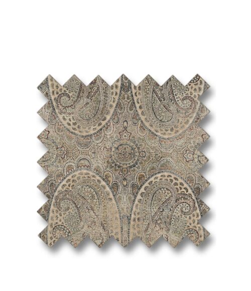 Artwood Fotpall Cortina SHELDON paisley brown ø46cm