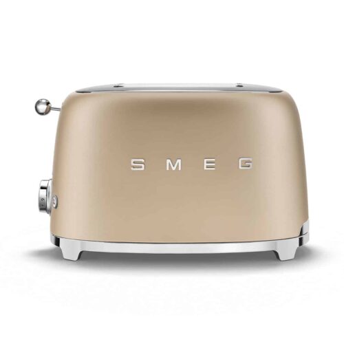 Smeg Brödrost 2 Skivor Champagne, Matt – 50’s Style