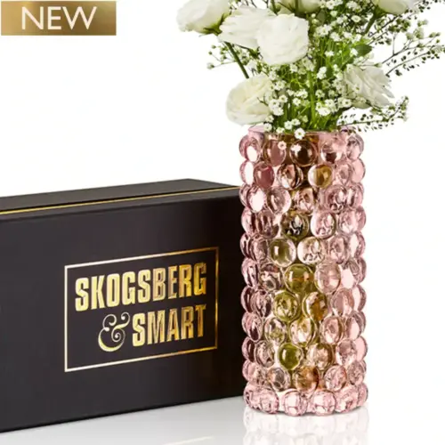 Skogsberg & Smart Hurricane Boule Vase Rosé