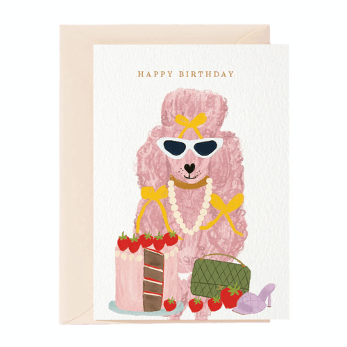 Parlebo Kort Fashion Birthday Poodle