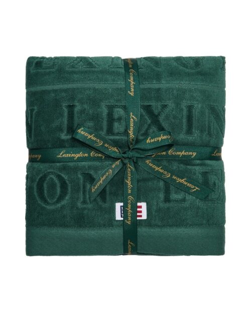 Lexington velourhandduksset Juniper Green