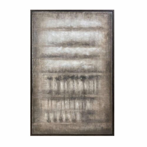 Tavla Shiel Canvas med brun ram 80x120cm