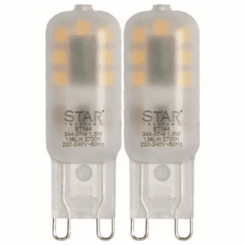 Star Trading Led-lampa G9 Halo-Led 2-P