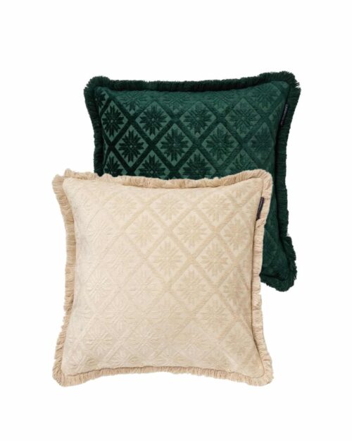 Lexington kuddfodral Jacquard med fransar 50x50
