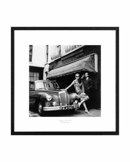 Tavla Vogue June 1959 med svart ram