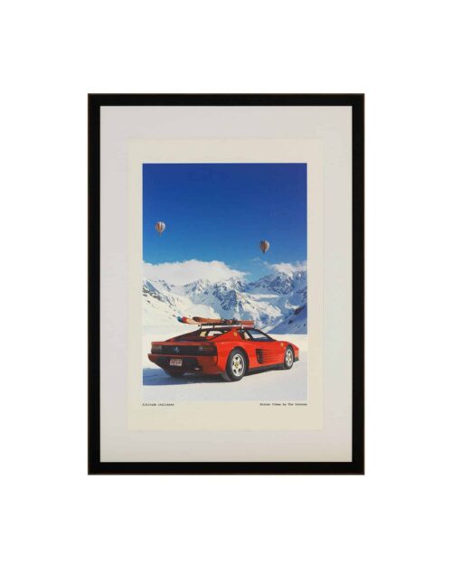 Tavla Altitude italienne med svartbrun ram