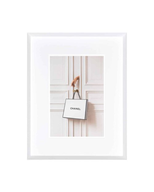 Tavla Chic Bag med vit ram