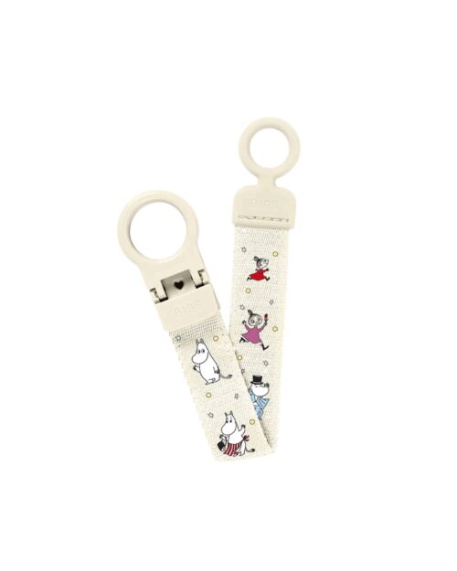 BIBS Moomin Nappklämma med ögla Ivory