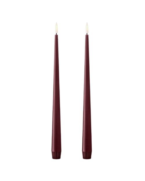 Ester & Erik Led Kronljus 30cm Deep Wine 2st