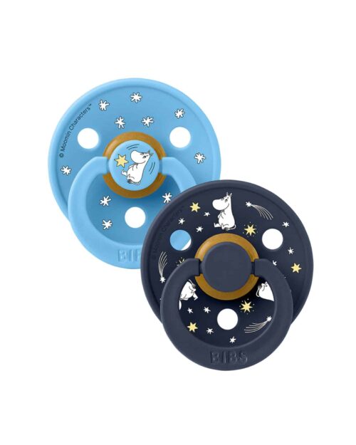 BIBS Moomin Nappar 2-pack Breeze mix storlek 2