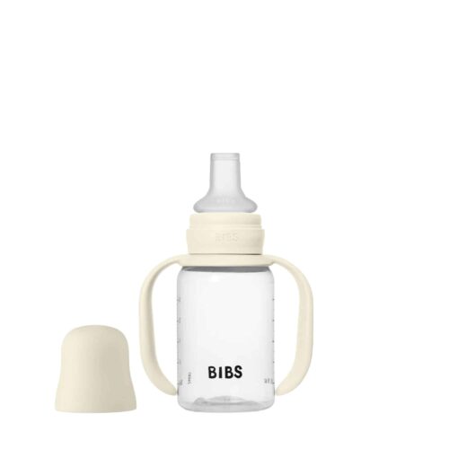 BIBS Baby Sippy Nappflaska Pip Silikon 150 ml - Ivory