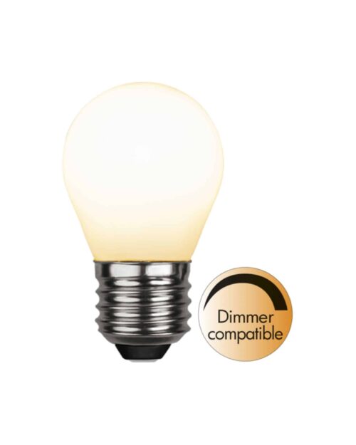 Star Trading LED-lampa E27 G45 Opaque filament