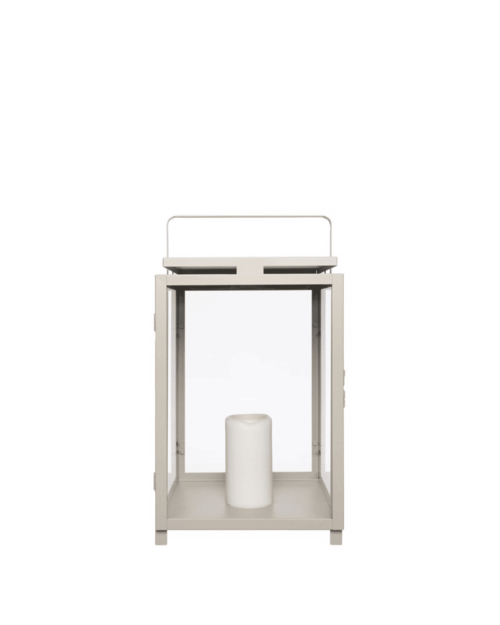 Ernst Lykta för blockljus, h47, beige