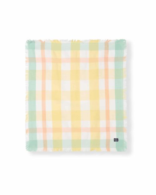 Lexington rutig servett i linne/bomull